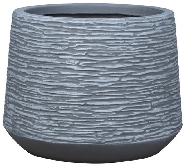 MarHome ΚΑΣΠΩ FIBERCLAY ΜΕΓΑΛΟ ΓΚΡΙ ΑΝΟΙΧΤΟ ΚΩΝΙΚΟ-ΓΡΑΜΜΩΣΕΙΣ - Φ64x48cm 06-23206-L