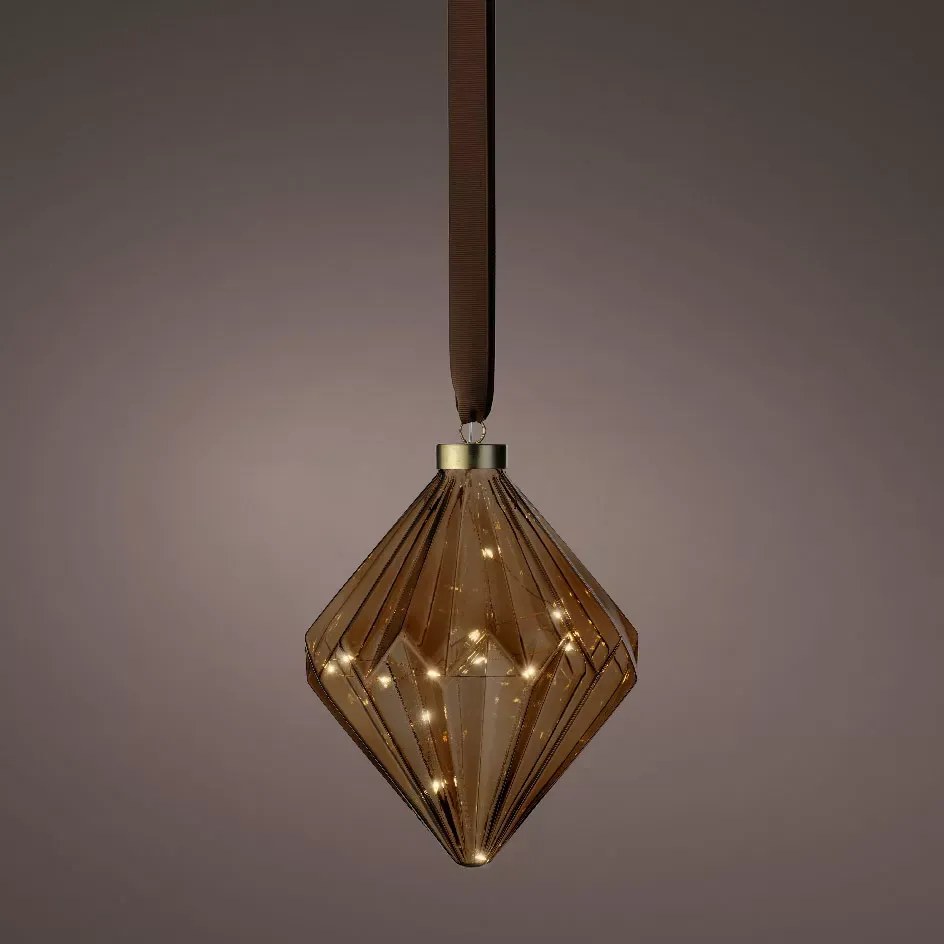 Beauty Home ΦΑΝΑΡΙ ΕΣΩΤΕΡΙΚΟΥ ΧΩΡΟΥ ΔΙΑΜΑΝΤΙ 16 CM ΜΕ LED