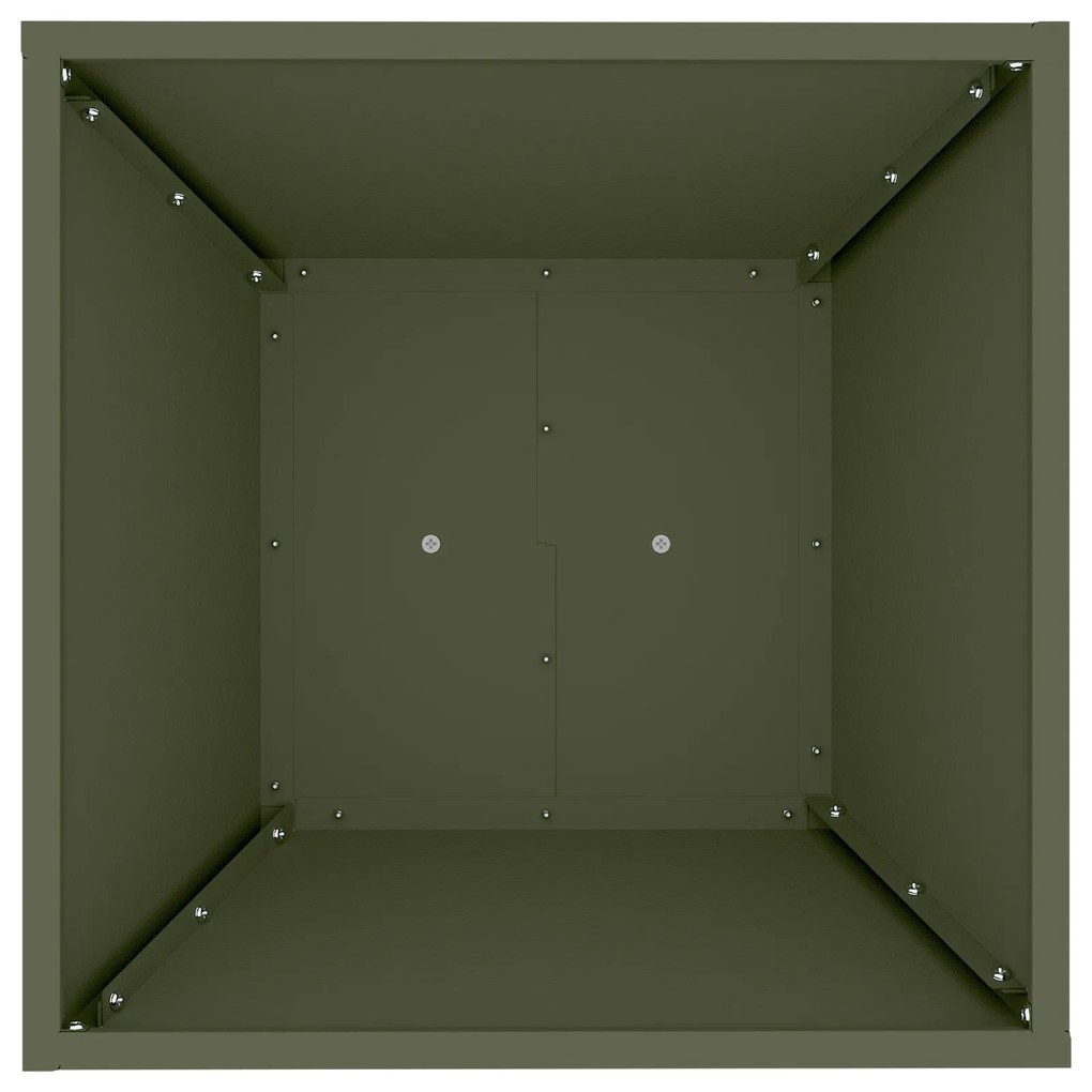 vidaXL Βάση Γλάστρας Ελιά Μέταλλο 40 x 40 x 101 εκ. Γλάστρες