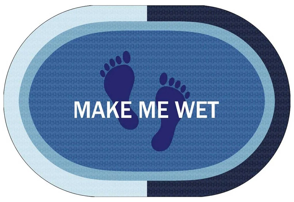 Υπεραπορροφητικό Πατάκι Μπάνιου (50x70) Dimcol Make Me Wet Sky Blue