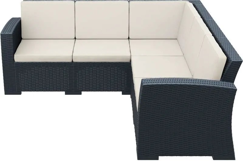 Γωνία Monaco Dark Grey