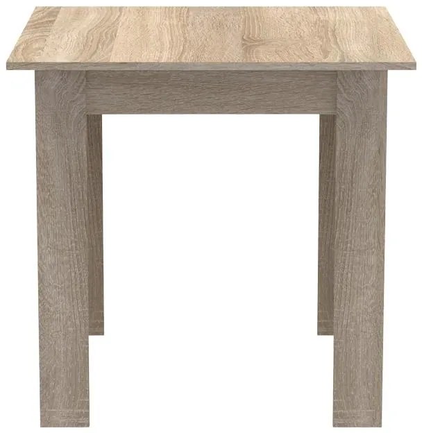 Τραπέζι Manka I μελαμίνη σε sonoma απόχρωση 80x80x77εκ 80x80x77 εκ.