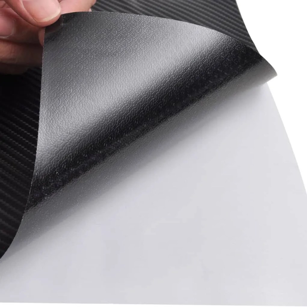 vidaXL Μεμβράνη Αυτοκινήτου 3D Ανθρακόνημα Μαύρη 152 x 200 εκ. από Βινύλιο