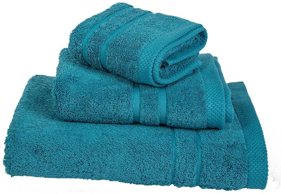 Σετ Πετσέτες 3 τμχ Le Blanc Πεννιέ 600γρ/μ2 Petrol (40x60, 50x95, 80x145)