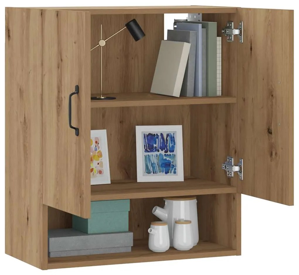 vidaXL Ντουλάπι Τοίχου τεχνίτης Δρυς 60x31x70 εκ. Επεξεργασμένο Ξύλο