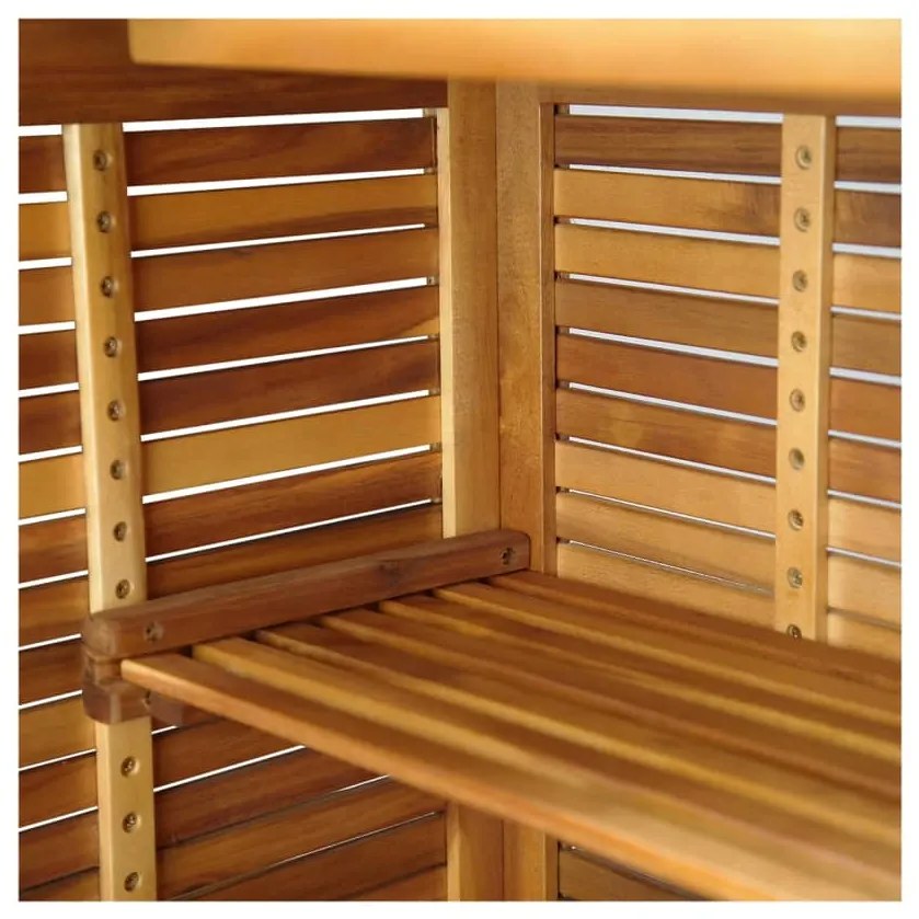 vidaXL Σετ Επίπλων Μπαρ Κήπου 5 Τεμαχίων από Μασίφ Ξύλο Ακακίας