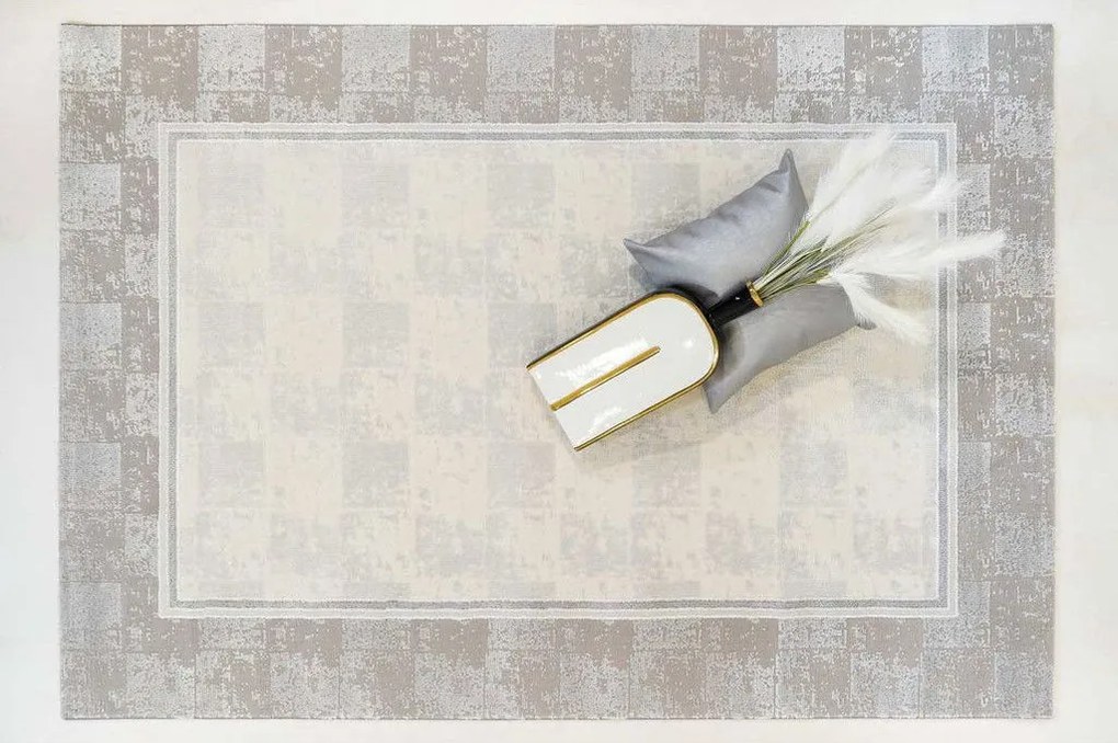 Χαλί ezzo Carlota E700B2A LIGHT GREY-200 x 290 εκ.