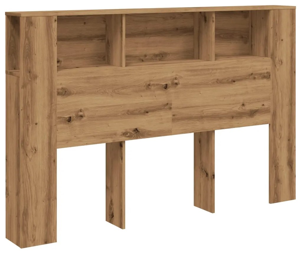 vidaXL Κεφαλάρι Ντουλάπι από Τεχνητό Δρυς 160x18,5x103,5 εκ. από Τεχνητό Ξύλο