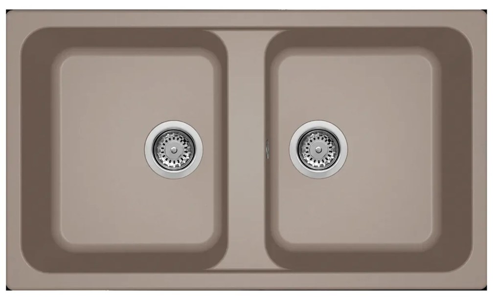 Νεροχύτης κουζίνας LIFE 450 Tortora 43 ELLECI 86x50cm - LG245043