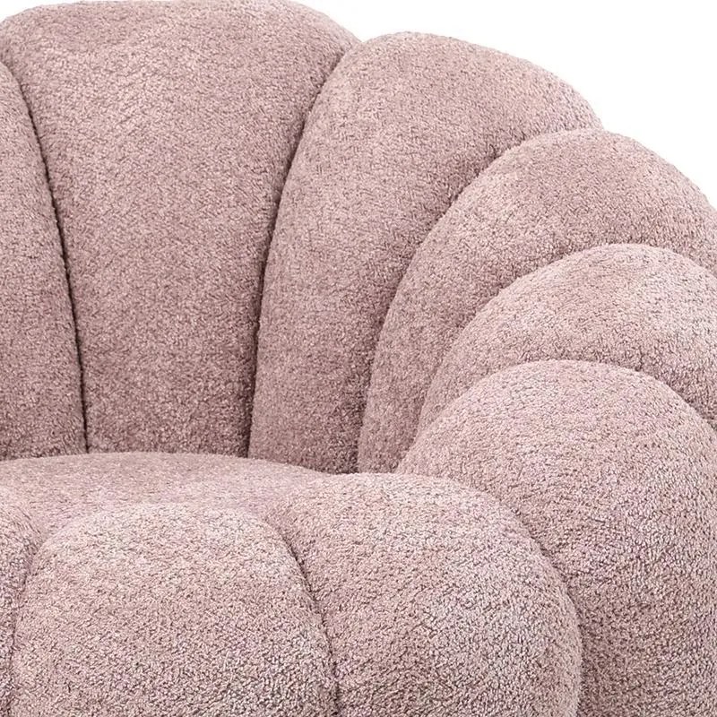 Πολυθρόνα Περιστρεφόμενη Delori Fylliana Ροζ 98x97x69 εκ. 98x97x69 εκ.