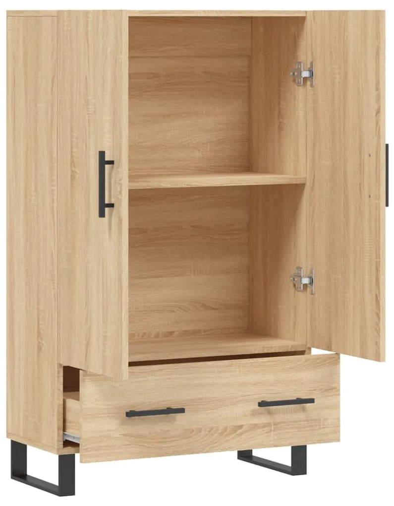vidaXL Ντουλάπα Sonoma Δρυς 69,5 x 31 x 115 εκ. από Επεξεργασμένο Ξύλο