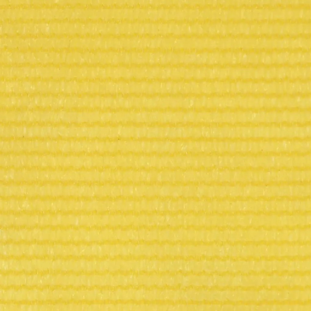 vidaXL Διαχωριστικό Βεράντας Κίτρινο 120 x 600 εκ. από HDPE