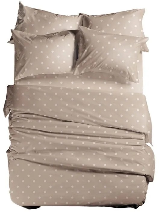 Σεντόνι Μονό Basic Dots - Beige 170x270 5205495395241