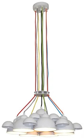 Κρεμαστό Φωτιστικό Οροφής 1xE27 7xE14 Conall Homelighting-77-4138-Μαύρο - Χάλκινο 77-4138