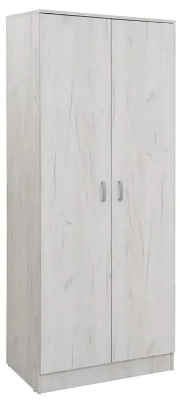 MATIS Ντουλάπα δίφυλλη IVA 2K Pol Δρυς πάγου Matis311346