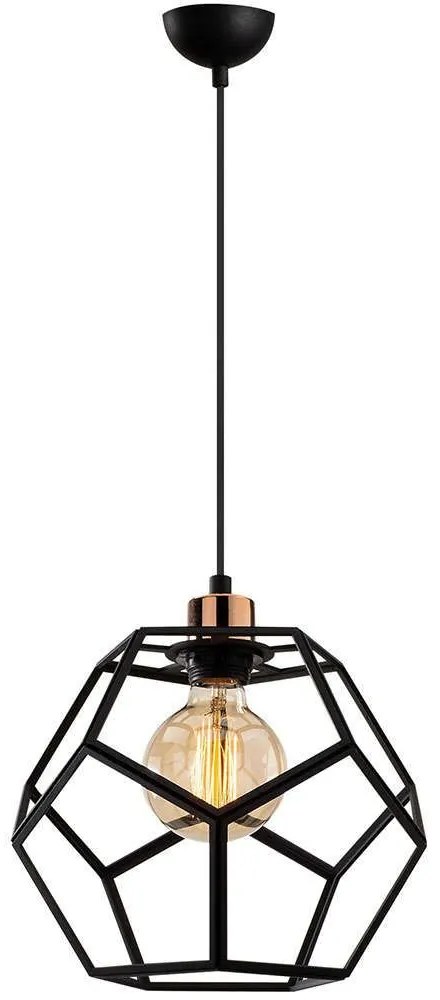 Φωτιστικό Οροφής Degirmen 527ABY1669 Φ26x120cm 1xE27 40W Black-Bronze Opviq