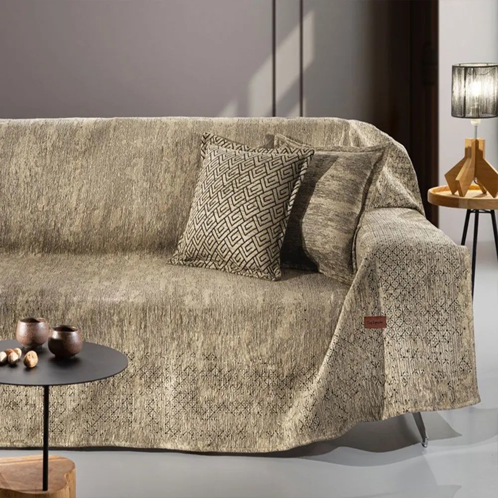 Ριχτάρι Nobel Natural Guy Laroche Armchair 180x150cm Ακρυλικό,Βαμβάκι, Polyester