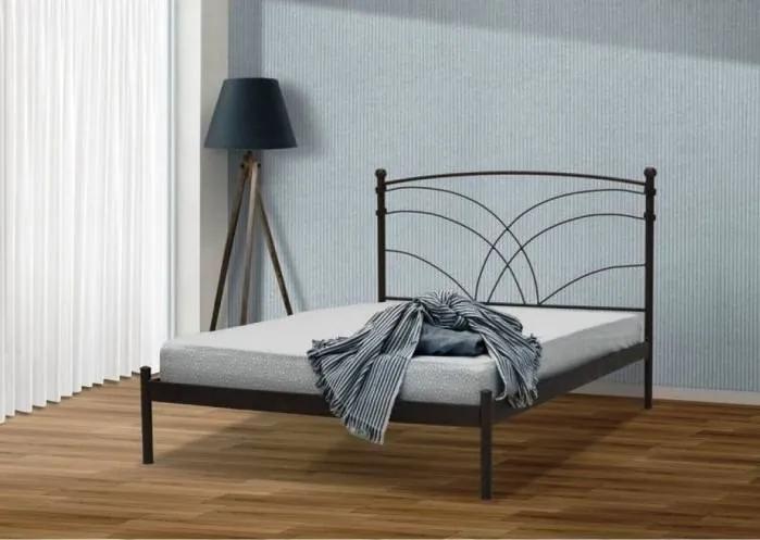 Κρεβάτι ΙΩΝΑΣ1 για στρώμα 160χ200 υπέρδιπλο με επιλογές χρωμάτων