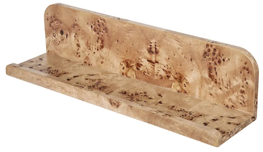 Artekko Artekko Burl Ράφι Επιτοίχιο MDF Φυσική Απόχρωση (48x12x12)cm 49646