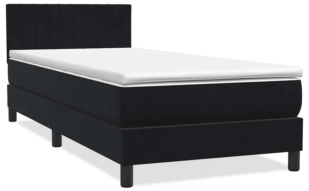 ΚΡΕΒΑΤΙ BOXSPRING ΜΕ ΣΤΡΩΜΑ ΜΑΥΡΟ 90X220 ΕΚ. ΒΕΛΟΥΔΙΝΟ 3317105