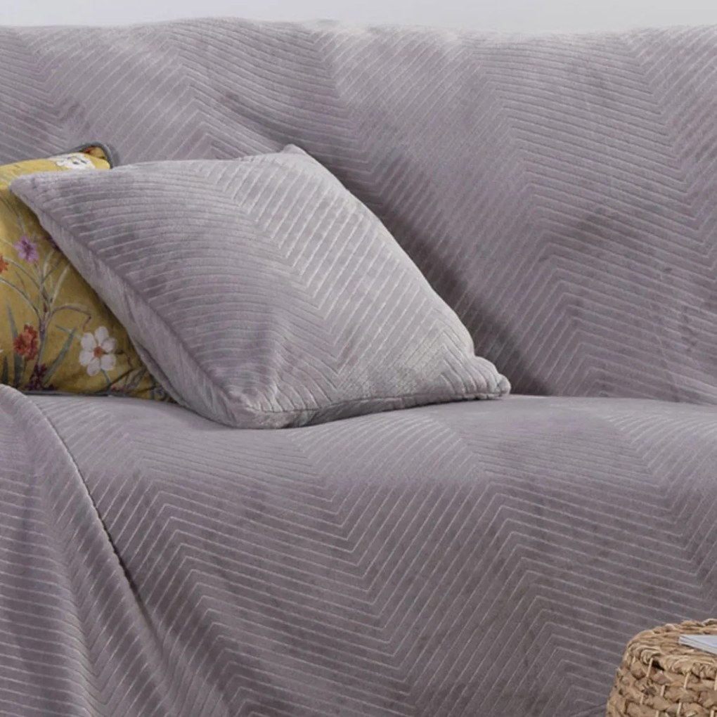 Διακοσμητικό Μαξιλάρι Fleece (45x45) Nef-Nef Homeware Dakari Grey