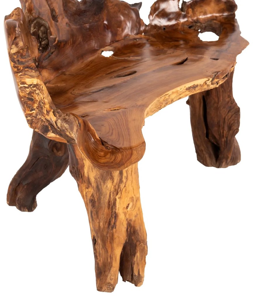 Παγκάκι C9398 Μασίφ Ξύλο Teak Φυσικό 130x52x80Υεκ. 130x52x80 εκ.