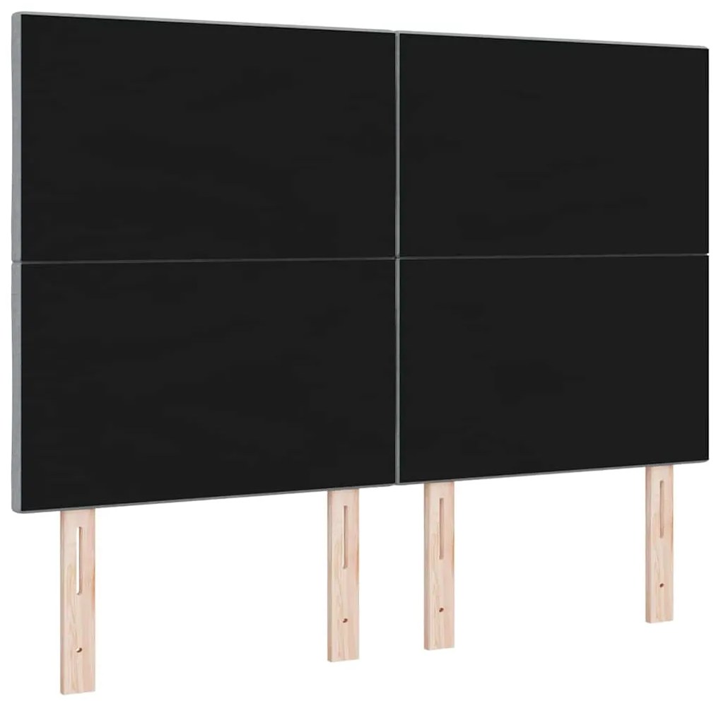 vidaXL Υφασμάτινο Κεφαλάρι Geometric Ανοιχτό γκρι 140 cm ύφασμα