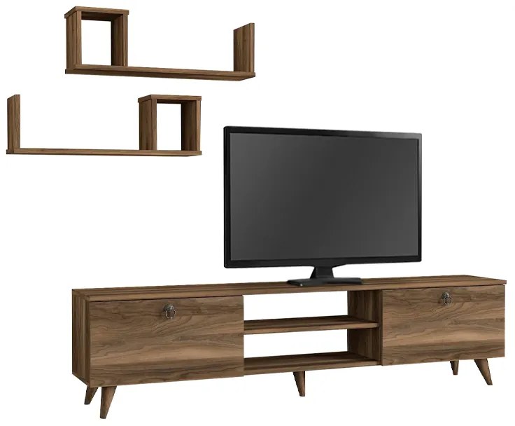 ΕΠΙΠΛΟ ΤΗΛΕΟΡΑΣΗΣ SEDDRA MEGAPAP ΧΡΩΜΑ ΚΑΡΥΔΙ 180X31,5X45ΕΚ.