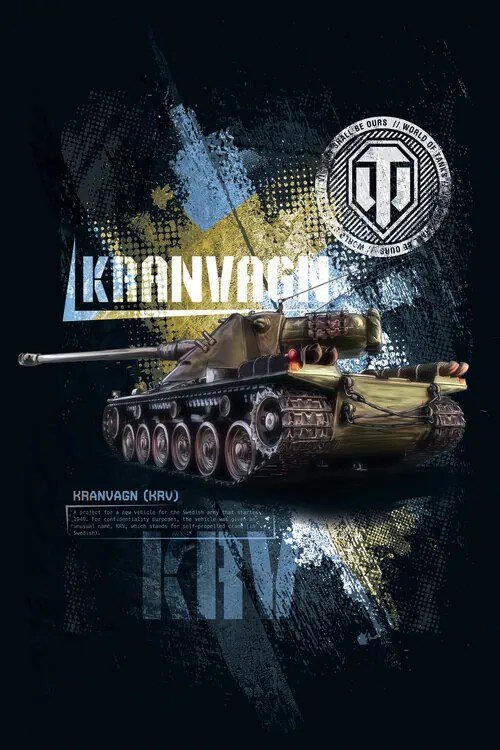 Εικονογράφηση World of Tanks - Kranvagn, WOT