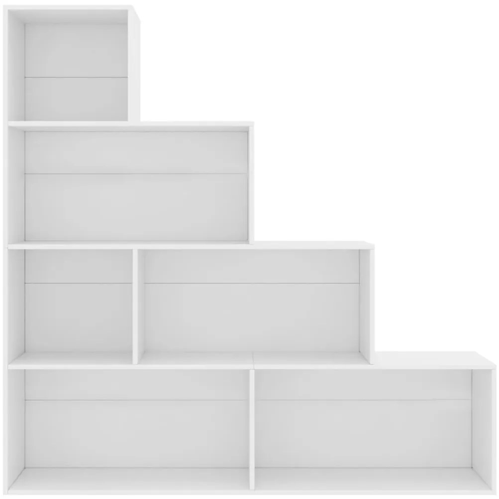vidaXL Βιβλιοθήκη/Διαχωριστικό Χώρου Λευκό 155x24x160 εκ. Επεξ. Ξύλο