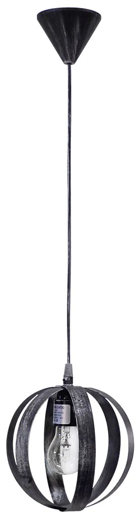 Φωτιστικό Οροφής Μονόφωτο Heronia Lama 34-0089 Silver