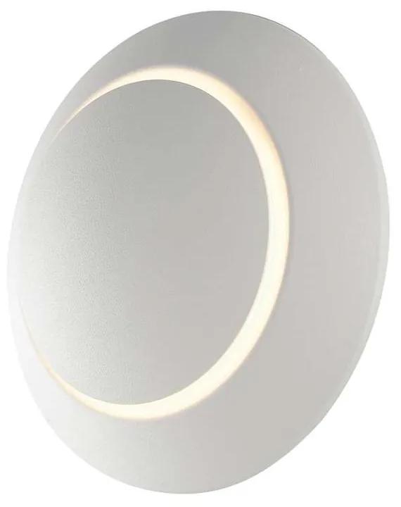 Φωτιστικό Τοίχου - Απλίκα Twilight LED-W-TWILIGHT Ρυθμιζόμενο 4W Led Φ16cm White Intec Αλουμίνιο