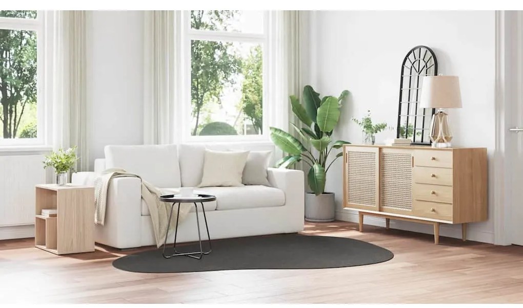 vidaXL Χαλί Ανθρακί 160 x 230 cm Πολυεστέρας