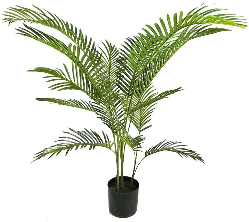 Τεχνητό Φυτό Σε Κασπώ Areca Ι 316-000011 120cm Green Inart Πολυπροπυλένιο