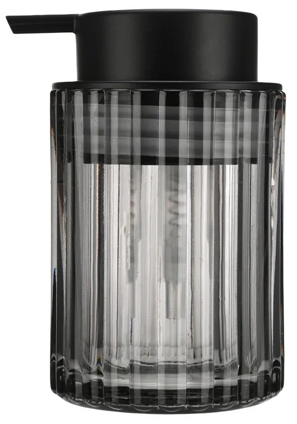 Δοχείο Κρεμοσάπουνου 300ml (Φ7.8x12.5) Estia Alivio Μαύρο 02-28817