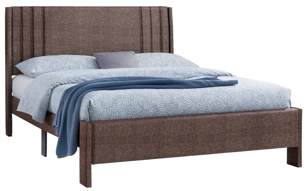 Intrahome ΚΡΕΒΑΤΙ ΔΙΠΛΟ CREDENCE .03 ΚΑΦΕ ΥΦΑΣΜΑ ΓΙΑ ΣΤΡΩΜΑ 160Χ200εκ. intraho-1636891