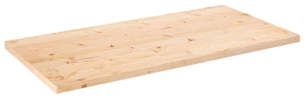 vidaXL Επιφάνεια Τραπεζιού Ορθογ. 110x60x2,5 εκ. από Μασίφ Ξύλο Πεύκου
