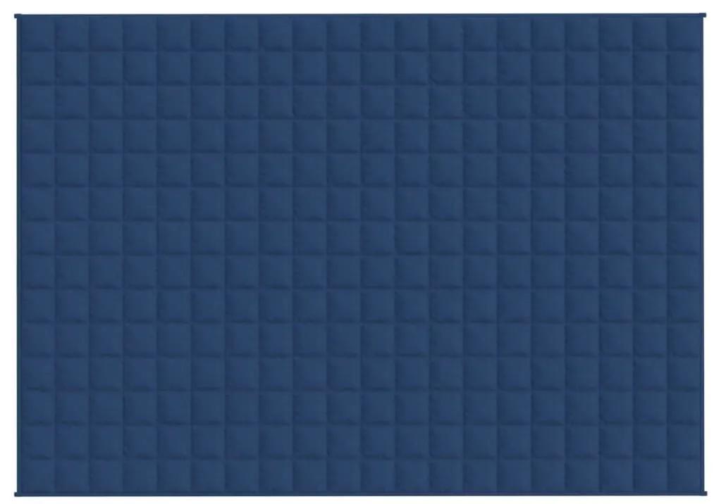 Κουβέρτα Βαρύτητας Μπλε 138 x 200 εκ. 10 κ. Υφασμάτινη - Μπλε