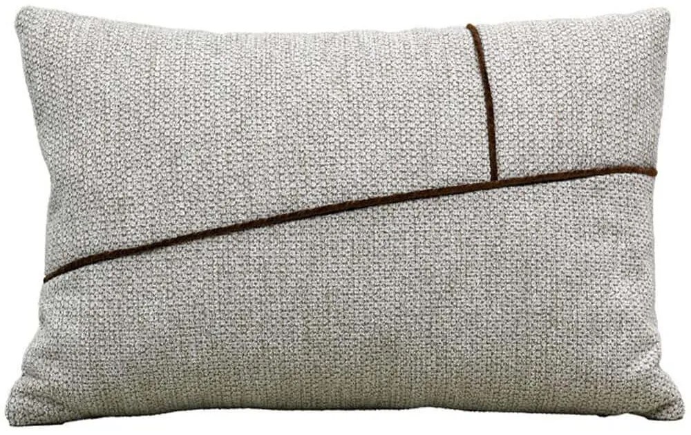 Μαξιλάρι Διακοσμητικό (Με Γέμιση) Linear 374-225-500 Beige 30X50 Ύφασμα
