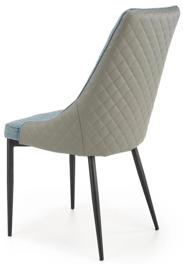 K448 chair color: blue / light grey DIOMMI V-CH-K/448-KR-NIEBIESKI