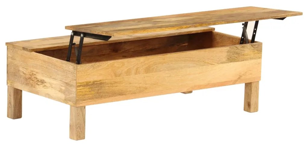 vidaXL Τραπεζάκι Σαλονιού 110 x 55 x 35 εκ. από Μασίφ Ξύλο Μάνγκο