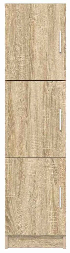 vidaXL Highboard Δρύς Sonoma 31.5 x 32 x 122.5 εκ