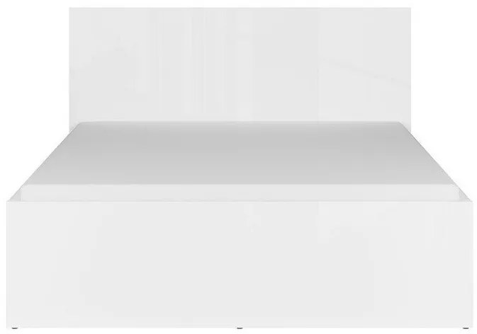 Κρεβάτι Boston DR105, Διπλό, Άσπρο, 160x200, Πλαστικοποιημένη μοριοσανίδα, Τάβλες για Κρεβάτι, 169x205x95cm, 115 kg | Epipla1.gr