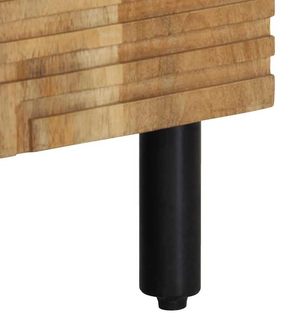 Sideboard καφέ 60x33x75 cm μασίφ ξύλο Mango - Καφέ
