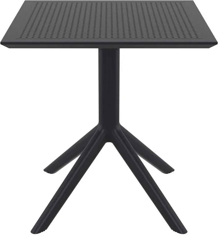 ΤΡΑΠΕΖΙ SKY ΠΟΛ/ΝΙΟΥ 70X70X74εκ. BLACK