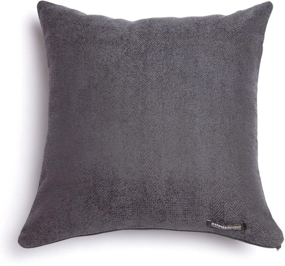 Διακοσμητική μαξιλαροθήκη Aslanis Home Kedros-Anthraki-Mauro-30 x 50 εκ.