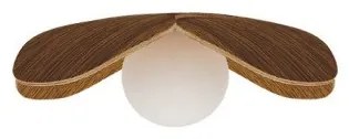 Καπέλο Φωτιστικού Οροφής 1xG4 Δρυς Φ19cm Forget Me Not Umage-2220-Καφέ 2220