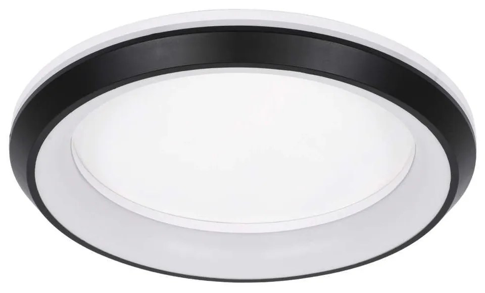 Φωτιστικό Οροφής - Πλαφονιέρα Melina 61040 Led 55W Φ48cm Black GloboStar Πλαστικό