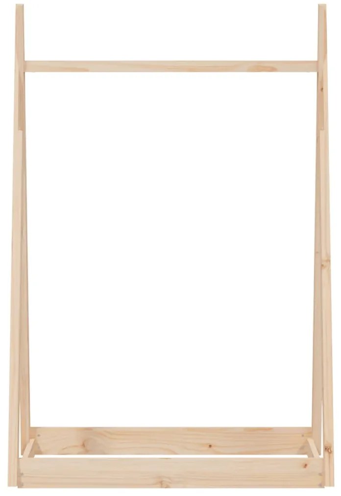 vidaXL Κρεμάστρα Ρούχων 100 x 45 x 150 εκ. από Μασίφ Ξύλο Πεύκου