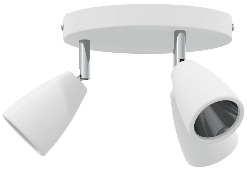 vidaXL Φωτιστικό Οροφής  3 Way Adjustable White GU10